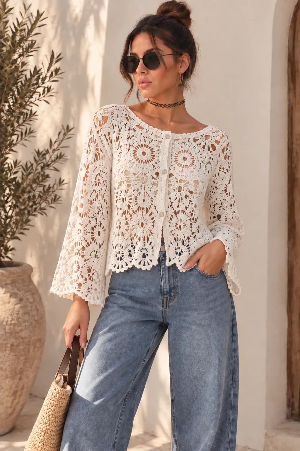 Blusa Crochet